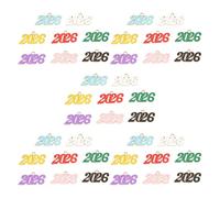 Alipis Breloques Année 2026 en Alliage Métallique 40 Pièces Multicolores Pendentifs pour Porte-Clés Bracelets et Bijoux DIY Accessoires Personnalisés pour Créations Souvenirs