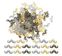 Alipis Breloques Moustache Vintage en Alliage 150 Pcs Petit Format Accessoires Bijoux DIY pour Colliers Bracelets Décorations Artisanales