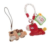 Alipis Breloques Téléphone Portable 2 Pièces Cheval Kawaii, Pendentifs Décoratifs Mignons pour Smartphone, Charme Nouvel An Chinois 2026, Accessoire Déco Présent