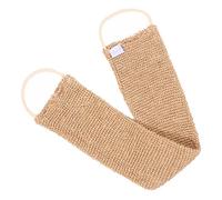 Alipis Brosse à Dos Exfoliante en Ramie et Jute Marron, Sangle de Bain Gommage pour Peau Douce, pour Nettoyage Corporel Bain