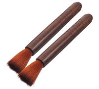 Alipis Brosse à Poussière en Bois pour Erhu et Violon 2 Pièces Brosse Douce en Laine pour Nettoyage et Entretien D’instruments à Cordes Outil de Nettoyage pour Guzheng et Erhu Portable