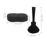 Alipis Brosse Cou Douce et Brosse Visage Contour Innovant pour Salon de Coiffure Nettoyage des Pores Fibres Ultra Douces Anti-irritation Outil Polyvalent pour Cheveux et Visage Usage