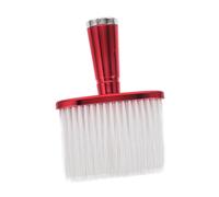 Alipis Brosse de Coiffeur Électrique Rouge à Poils Doux Nylon Brosse Plumeau pour Cou Nettoyage Visage et Coiffure Professionnelle Outil Résistant pour Salon et Barbershop