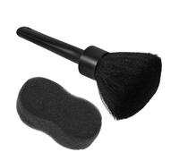 Alipis Brosse Douce Pour Nuque De Coiffeur Kit De Brosses De Coupe Brosse De Coiffage Contour Outil De Salon Professionnel Nettoyage Après Coupe Noir