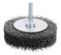 Alipis Brosse Métallique pour Perceuse Fil Acier Robuste Brosse Rotative pour Nettoyage et Meulage de Pneus Accessoire Fixe Facile à Installer pour Jantes Auto et Moto