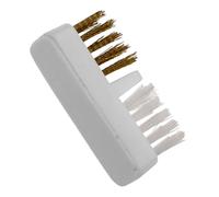 Alipis Brosse Poussière Ongle Multifonction en Cuivre et Plastique pour Foret à Ongles, pour Salon de Manucure et Nettoyage Précis des Outils
