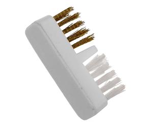 Alipis Brosse Poussière Ongle Multifonction en Cuivre et Plastique pour Foret à Ongles, pour Salon de Manucure et Nettoyage Précis des Outils
