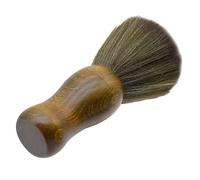 Alipis Brosse Ronde Brosse de Nettoyage en Bois Marron Facile à Nettoyer, Design Élégant et Détails Soignés pour Salon de Coiffure et Maison pour Cheveux Cassés Laine