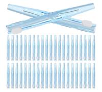 Alipis Brossettes Interdentaires Fil D'acier et Plastique Bleu 40pcs pour Nettoyage des Espaces Interdentaires pour Usage Bureau