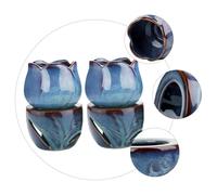 Alipis Brûleur Huile Essentielle Céramique Élégant avec Support Bougie Chauffe-Plat Diffuseur Multifonction pour Salon Yoga et Méditation Décoration Aromathérapie Couleur Aléatoire