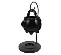 Alipis Brûleur Huile Forme De Chaudron Suspendu pour Aromathérapie Chauffe-Cire pour Huiles Parfumées Décoration Festive pour Petits Espaces Intérieurs