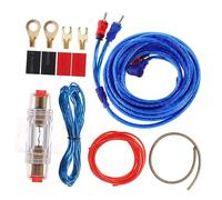 Alipis Câble Alimentation Voiture Cuivre Pur Kit Câblage Amplificateur Mixte Câble Alimentation Auto Durable et Facile à Installer