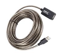 Alipis Câble d'Extension USB 20 10 M Double Blindage en Maille Tressée et Gaine PVC Flexible Rallonge USB Amplifiée pour Transfert de Données Haute Vitesse Compatible Périphériques