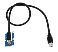 Alipis Câble USB pour Carte Graphique Pcie Externe Extension GPU Externe pour Ordinateur Portable Adaptateur Mini Pci-E vers Pci-E X16 Accessoire Informatique pour Amélioration