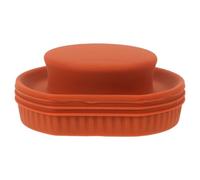Alipis Cache de Port de Charge Magnétique en Silicone Orange pour Voiture Électrique, Protection Étanche Anti-poussière, Résistance Haute Température, Accessoire Compatible pour Borne