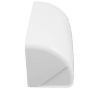 Alipis Cache-prise Étanche Double Module Blanc, Boîtier de Protection Extérieur pour Prise Électrique, Couvercle Résistant la Pluie Intempéries, Adapté pour Jardin et Balcon, Plastique