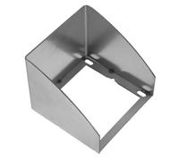 Alipis Cache-Prise Étanche en Acier Inoxydable Boîtier Mural de Protection pour Prise Électrique Extérieure Format Encastré Résistant à la Pluie Cuisine Salle de Bain et Balcon