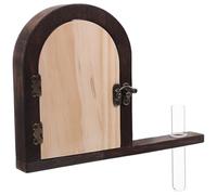 Alipis Cache-Prises Murales en Bois avec Vase à Essai Cache-Lumière Féerique pour Porte Protection Sécurité Garçon et Filles et Animaux Finition Bois Naturel Style Rustique