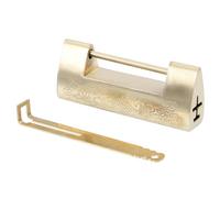 Alipis Cadenas Chinois en Laiton Massif 75 CM avec Gravure Rétro Mini Serrure Horizontale pour Boîte à Bijoux et Valise Loquet Ancien Décoratif pour Petite Boîte et Coffret