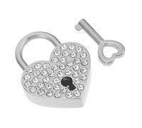 Alipis Cadenas Cœur Créatif Serrure pour Couple Décorative et Sécurisée pour Valise Boîte pour Sites Touristiques