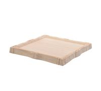 Alipis Cadre en Bois pour Miroir Miroir en Bois Beige, Applique Décorative Sculptée la Main, Style Européen Vintage, pour Décoration Intérieure et Espace de Vie