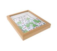 Alipis Cadre Photo de Mahjong Cadre Art Traditionnel Chinois Présentoir de Table pour Décoration Maison pour Anniversaires et Couleur Naturel