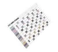 Alipis Calendrier Mural Annuel 2026 Grand Format Poster Papier Résistant 5Ème Modèle Violet Calendrier Familial et Professionnel Imprimé Agenda Mensuel et Annuel pour Organisation