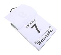 Alipis Calendrier Mural Détachable 2026 Vert Grand Format Caractères Gras pour Lecture Facile Calendrier Quotidien Vertical Espace Notes Bureau École et Gestion du Temps