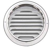 Alipis Capot de Ventilation Mural Anti-Pluie en Acier Inoxydable 80 MM Chapeau de Cheminée Étanche pour Hotte et Conduit D’Évacuation Accessoire de Protection pour Ventilation