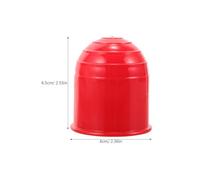 Alipis Capuchon Attelage Rouge en Plastique Protection Anti-poussière et Pluie pour Boule d’Attelage Installation Rapide sans Outil Accessoire Caravane Extérieur
