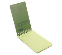 Alipis Carnet à Spirale Étanche Camouflage Pvc 127x76 Mm, Bloc-notes de Poche Vert, Cahier Pratique Résistant pour Activités Plein Air et Prise de Notes Quotidienne