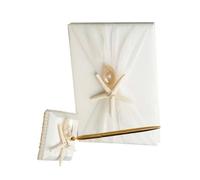 Alipis Carnet de Signatures Style Plage avec Étoile de Mer pour Mariage pour Invités Carnet de avec Support pour Stylo Cérémonie et Fiançailles