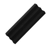 Alipis Carreau D'angle Trapézoïdal Insonorisant 12x12x48 Cm Mousse Acoustique Noire pour Studio Enregistrement, Acoustique Professionnel, Absorption Basse Fréquence, Contrôle du Son