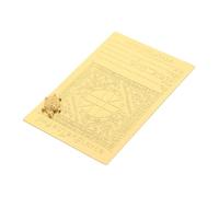 Alipis Carte Prière Délicate Or avec Inscriptions Bibliques Décoration Religieuse Pratique pour Hommes Et Femmes Idée Cadeau Baptême Ornement Spirituel pour Maison Et Lieux De Culte