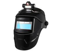Alipis Casque de Soudage Portable à Tête Réglable avec Vision Grand Angle et Effet Assombrissement Niveaux pour Soudeur Les Éclaboussures