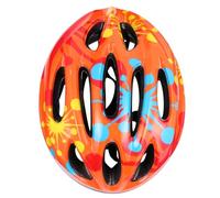 Alipis Casque Garçon Fille Sécurité pour Roller Trottinette Skate Vélo Protection Ventilée Légère Adapté aux Enfants Orange à Pois