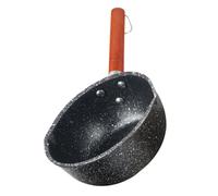 Alipis Casserole à Lait Antiadhésive en Métal et Hêtre, Marmite Pratique 1Pc Cuisine, Cuisson Gaz ou Électrique, pour Steaks et Préparation de Soupe