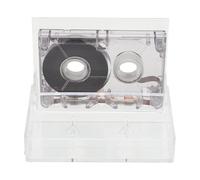 Alipis Cassette Vierge Audio 60 Mini Mc-60 Bande Magnétique Transparente Accessoire Artisanal DIY pour Enregistrement et Décoration Murale Format Compact pour Messages Personnalisés