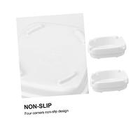 Alipis cendrier Couvercle air décor Porte béton Cendre sans fumée Portable Ashtray Blanche