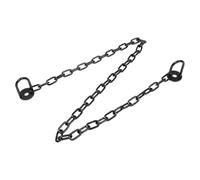 Alipis Chaîne de Garde-Corps de Rivière 8 MM en Acier Résistant aux Intempéries, 1 Mètre Connecteur Robuste, Accessoires pour Barrière de Sécurité Extérieure, à Suspendre Balançoire et