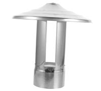 Alipis Chapeau de Acier Inoxydable Protection Pluie Oiseaux Couvercle de Ventilation pour Toit Accessoire Robuste Durable pour Cheminées