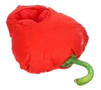 Alipis Chapeau Rouge Piment en Peluche Doux 1 Pièce Accessoire de Cosplay et Fête Couvre-Chef Léger pour Carnaval Spectacle et Déguisement