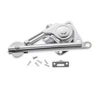 Alipis Charnière de Support Hydraulique Droite pour Porte D’Armoire à Fermeture Douce Alliage de Zinc Anticorrosion Amortisseur Intégré Tige de Support Robuste pour Couvercle