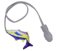 Alipis Chaton Poisson Sauteur en Peluche pour Chat, Jeu Interactif | Stimule la Curiosité, Activité de Saisie, Renforce le Lien Propriétaire-animal, Adapté Chaton et Chat