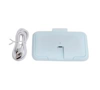 Alipis Chauffe-lingettes Matériau Plastique Portable pour Bébé USB Capteur de Température Intégré, Économie D'énergie, Capacité 6600mah Maison Véhicule