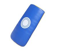 Alipis Cible de Boxe Double Volante Bleue et Jaune pour Entraînement Taekwondo Coussins de Pied Universels Équipement de Karaté Garçon et Filles et Adultes Tapis de Frappe Polyvalent