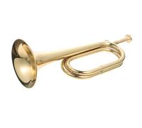 Alipis Clairon Cuivre pour Débutants Trompette Militaire Légère et Claire pour Orchestre Scolaire Instrument Traditionnel