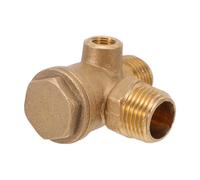Alipis Clapet Simplifie L'installation Anti-retour 20mm en Cuivre et Empêche le Reflux D'air pour Compresseur Silencieux Accessoire pour Atelier Industriel