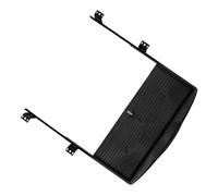 Alipis Clavier Coulissant sous Bureau Ergonomique Support Souris Compact Abs Résistant Organisateur Bureau Gain de Place Installation Facile Noir