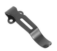 Alipis Clip de Poche en Acier Inoxydable pour Couteaux, Facile à Installer et Compact, Randonnée et L'alpinisme Vis de Fixation